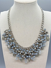 Vintage Vera Wang Signed Gray Festoon Crystal...