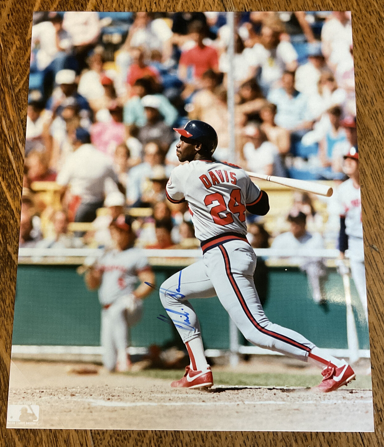 Chili Davis Autographed 8x10 Photo MLB Yankees Angels Giants with