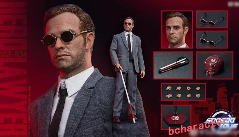 Soosootoys Hero Lawyer 2.0 デアデビル SOOSOOTOYS SST034 1/6 Daredevil Hero Lawyer 2.0 12in Male