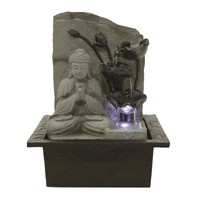 Chianna Tranquil Buddha Lit Table Top Indoor Water Feature Ideal For Feng Shui Chianna Tranquil Buddha Lit Table Top Indoor Water Feature Ideal For Feng Shui