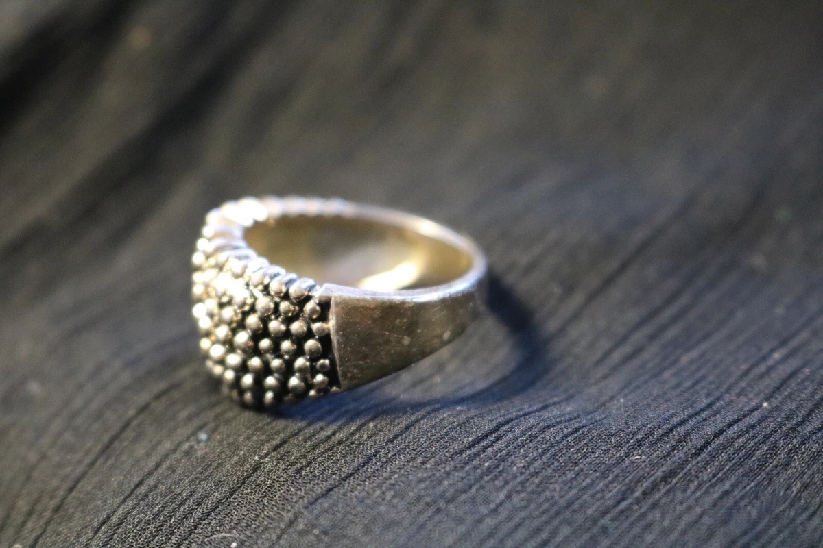 Silver bubble sale ring