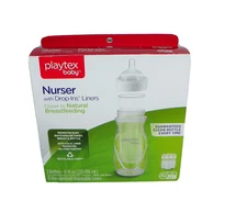 Baby Nurser Bottle 3 Ct With PreSterilized Disposable Drop Ins Liners 8 To 10 oz