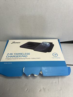 Seneo 2 in 1 Wireless Charging Pad Dock w/ iWatch Stander Dock For iPhone iWatch