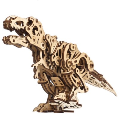 Mechanical UGEARS wooden 3D puzzle Model Tyrannosaurus Rex Constructor kit