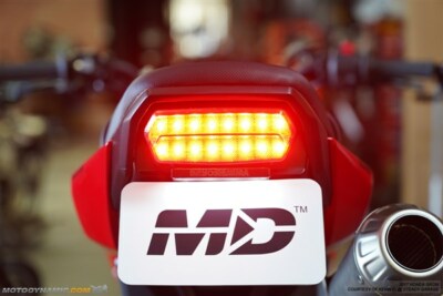 SEQUENTIAL Signal LED Tail Light Smoke Version 2 For 14-20 Honda Grom 125 MSX125