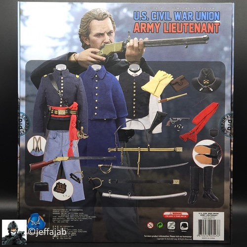 1:6 scale DiD US Civil War Union Army Lieutenant John Dunbar 12" Figure NS80175 - Picture 3 of 23