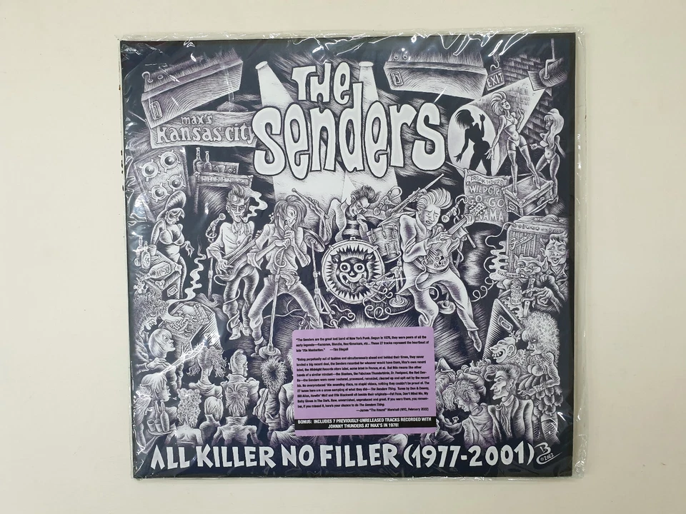The Senders 'All Killer No Filler (1977-2001)' 2LP w/Johnny Thunders ltd USA imp - Image 4 of 4
