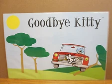 vintage 2004 Goodbye Kitty original david & goliath poster  8180