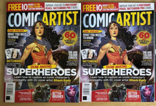 ImagineFX COMIC ARTIST magazine books 2 - 60 pages of art design