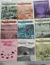 The Best of Popular Music Organ Vocal Guitar Lot of 9 SHEET MUSIC 1973-1979 LOT