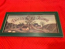  Bless our home wall Decore 13 1/4 6 1/4 nice 