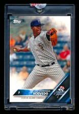 2016 TOPPS PRO DEBUT DOMINGO ACEVEDO RC BLANK BACK SEALED W/COA YANKEES #1/1!