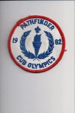 1982 Pathcinders Cub Olympics patch