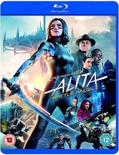 ALITA: BATTLE ANGEL Blu-Ray Rosa Salazar Christoph Waltz Original UK Releas R2
