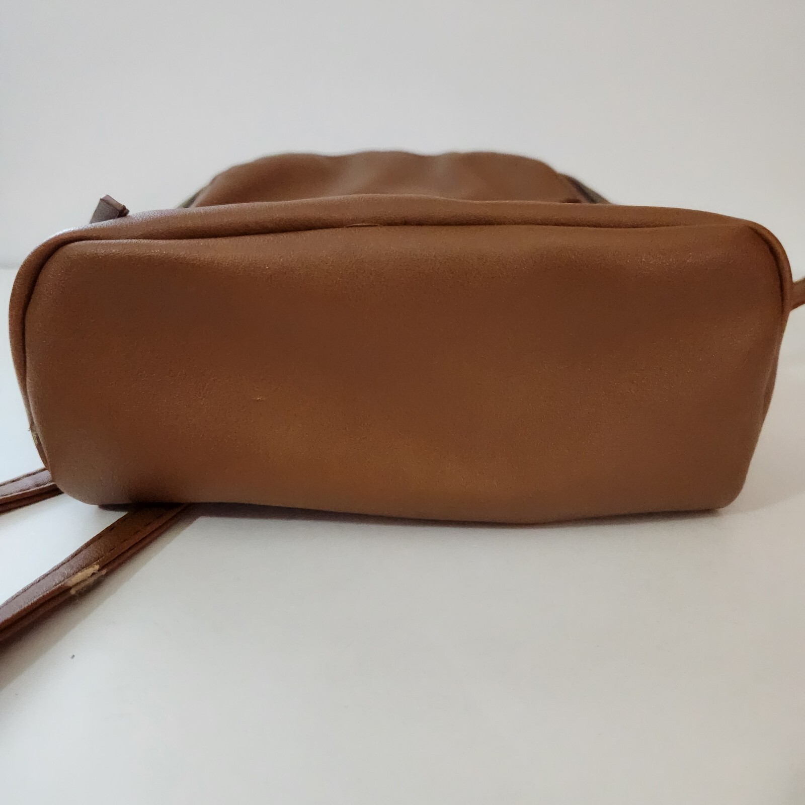 Kohls Vegan Faux Leather Brown Mini Backpack Purse eBay