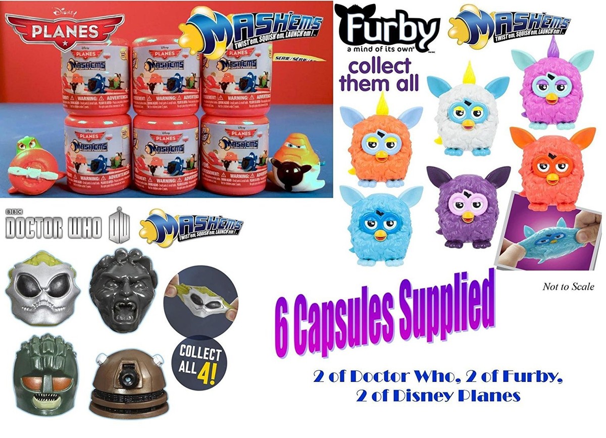 Mash'ems Capsules Pack (2 Mashems each Furby Disney Planes