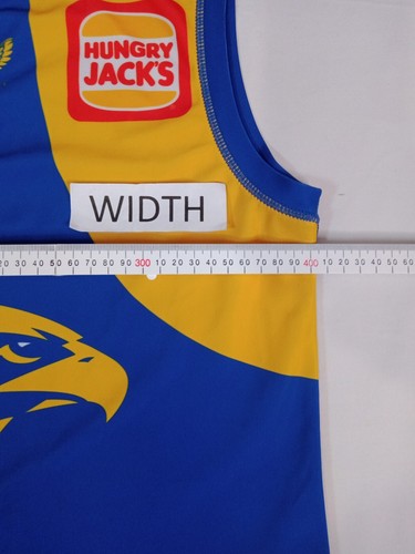 AFL West Coast Eagles Castore Football Jumper Guernsey Youth - Size JM (Teen) - Picture 6 of 10