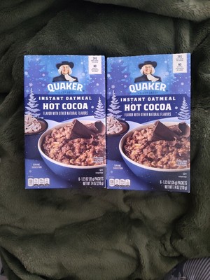 Quaker Instant Oatmeal; Hot Cocoa 2 Boxes