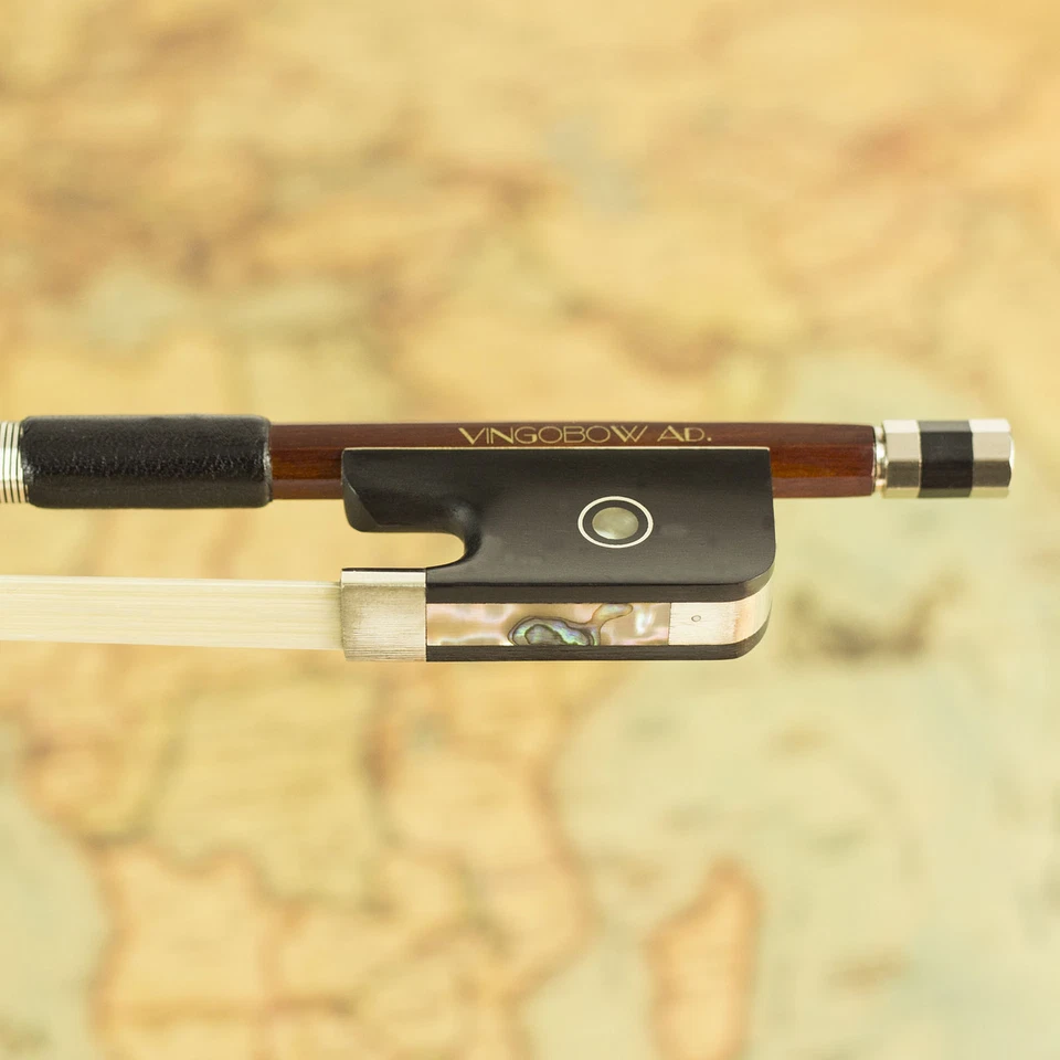 High Level Brazilwood Viola Bow Pernambuco Performance Warm Tone Straight - Image 4 of 4