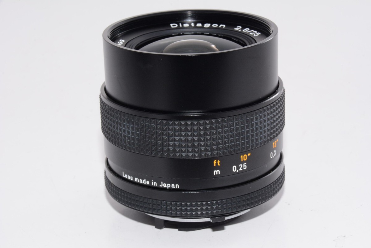 Exc+5]Contax Carl Zeiss Distagon T* 25mm f2.8 From JAPAN #m10197