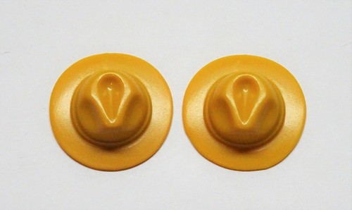 2 x Hat Ochre Stetson Playmobil to Officer Confederate Butternut Western RARE!
