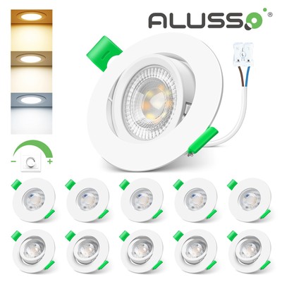 LED Einbaustrahler Decken Spots Lampen 5W 6W Einbau Leuchte Ultra Flach MERA