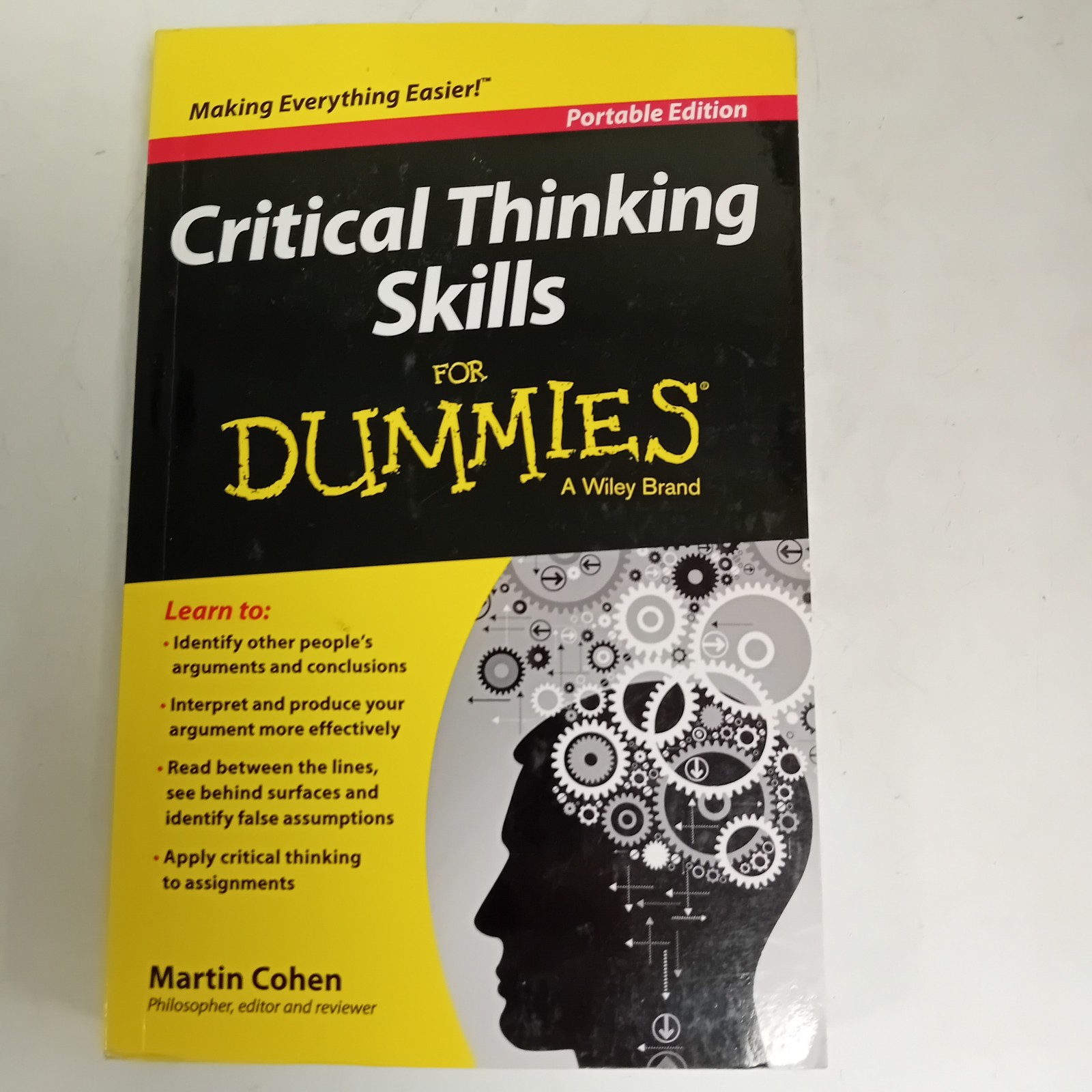 Critical Thinking Skills for Dummies by Martin Cohen (2015, Trade Paperback)
