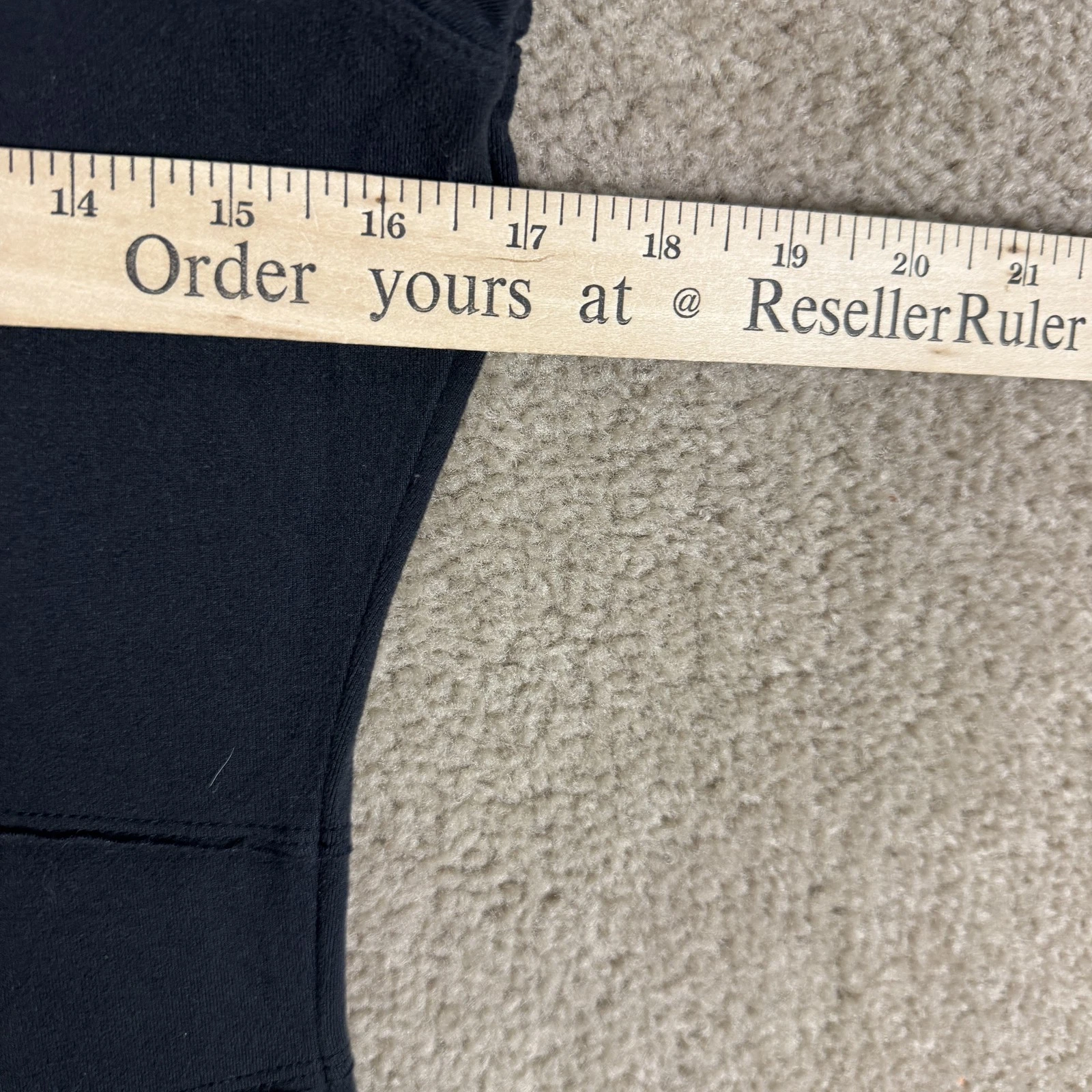 VETEMENTS Abito donna Athleta Crescendo piccolo nero cappuccio manica aderente svasato tasca viaggio