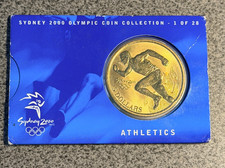 2000 $5 AUSTRALIA SYDNEY OLYMPIC COIN ATHLETICS - 1 OF 28