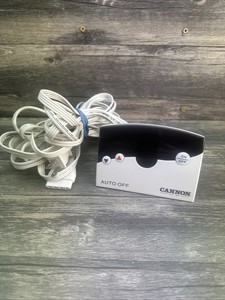 Cannon Heated Bedding Controller TC12B0-D White 120V Auto-Off Replacement Cord