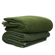 Micro Fibre Olive Green Towels Large Medium Miltary Surplus Laundered Excellent
