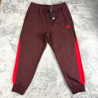 Adidas Multi Sport Pants Mens XL Aurora Ruby Burgundy Track Joggers JD8062 NWT