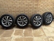 HYUNDAI SANTA FE MK3 18" INCH ALLOY WHEEL WITH DAMAGED TYRE 2013 529102W180