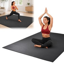 Exercise Mat Non Slip Yoga Mat Gym Fitness Pilate Workout Mat (8x6ft)