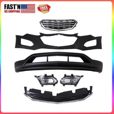 For 2016-2017 Chevy Equinox Front Bumper Cover Grille Assembly Set