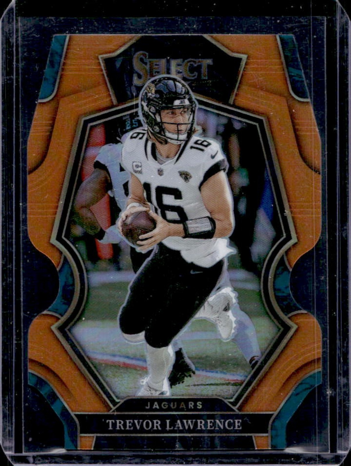 2022 Select Trevor Lawrence Orange Prizm Die Cut Premier #23/199 Jaguars