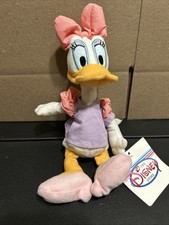 Disney Store Mini Bean Bag Daisy Duck 8" Plush