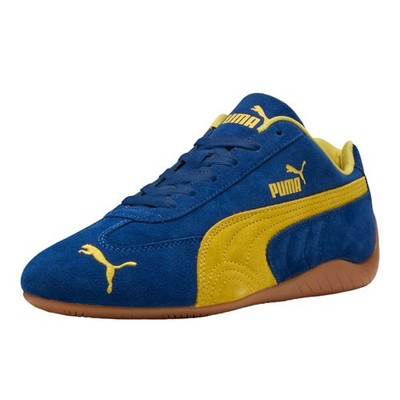 PUMA Speedcat Og Lace Up Mens Blue, Yellow Sneakers Casual Shoes
