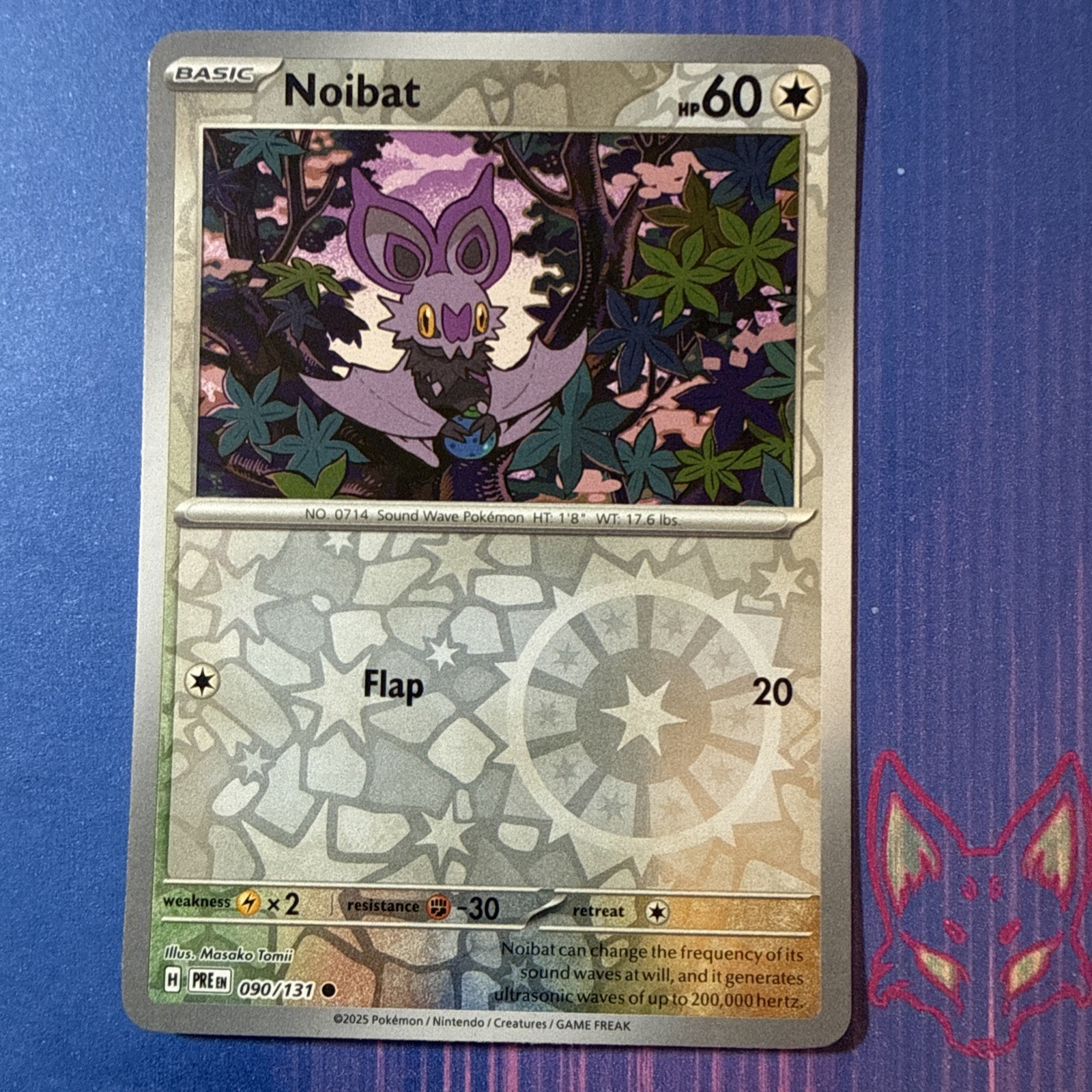 Prismatic Evolutions - NM - Noibat 090/131 Reverse Holo (US Seller