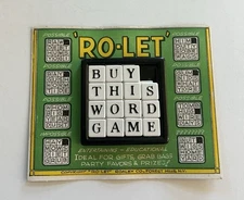 Vintage Sliding Squares Puzzle          RO-LET Made In USA New On Card Rare