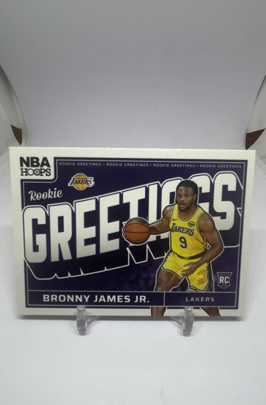 2024-25 Panini Nba Hoops - Rookie Greetings Bronny James #6 (RC)