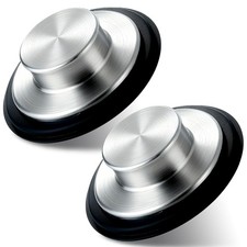 2 Pack 3 3/8 inch 86 mm Stainless Steel Sink Stopper, Kitchen Garbage Dispo...