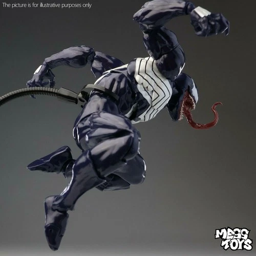 Mess Toys Venom Lethal Neighbor Spider-Man Symbiote 1/12 Action Figure Toy image 7