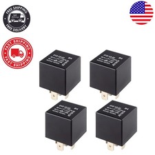High-Performance 12V Waterproof Relays - 4 Pack, 40A for Electric Vehicles