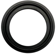 1.5" Sanitary Standard Tri-Clamp Gaskets (Pack of 25), Black EPDM