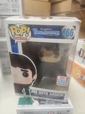 Funko Pop! Television DreamWorks Troll Hunters#466 Jim With Armor 2017 Fall Excl