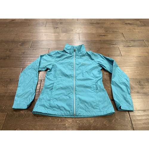 Columbia Giacca Donna Teal Switchback II Impermeabile Full Zip Cappuccio Nascosto M RL2149 - Foto 2 di 11