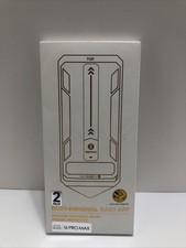 Tempered Glass Screen Protector for iPhone 16 Pro Max 2 Pack  And Dust Removal