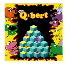 Arcade1up Qbert Arcade Cabinet Kickplate Graphic Decal Sticker