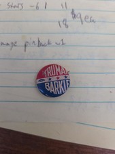 Truman Barkley Political Campaign Pinback